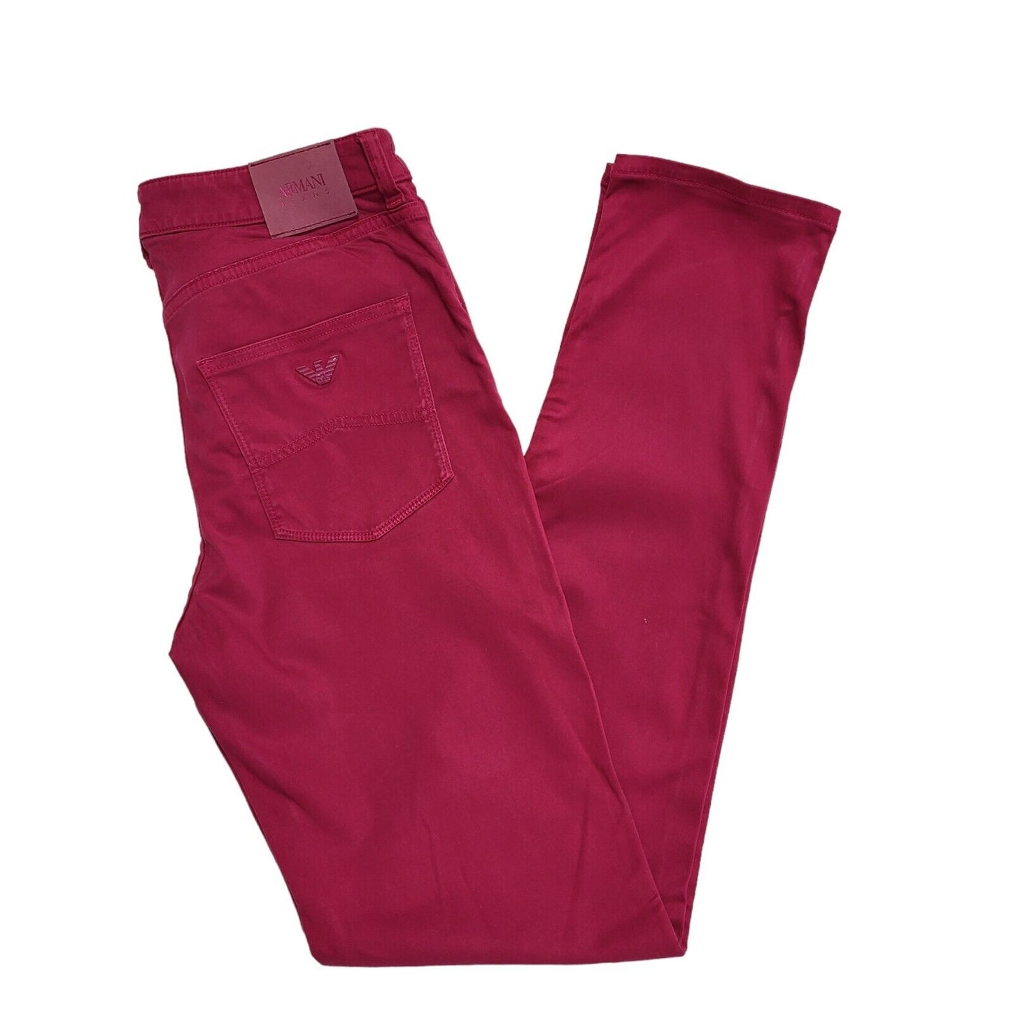 Armani Jeans Pink Skinny Stretch Pink Jeggings Women's UK 12 W30 L30 H527