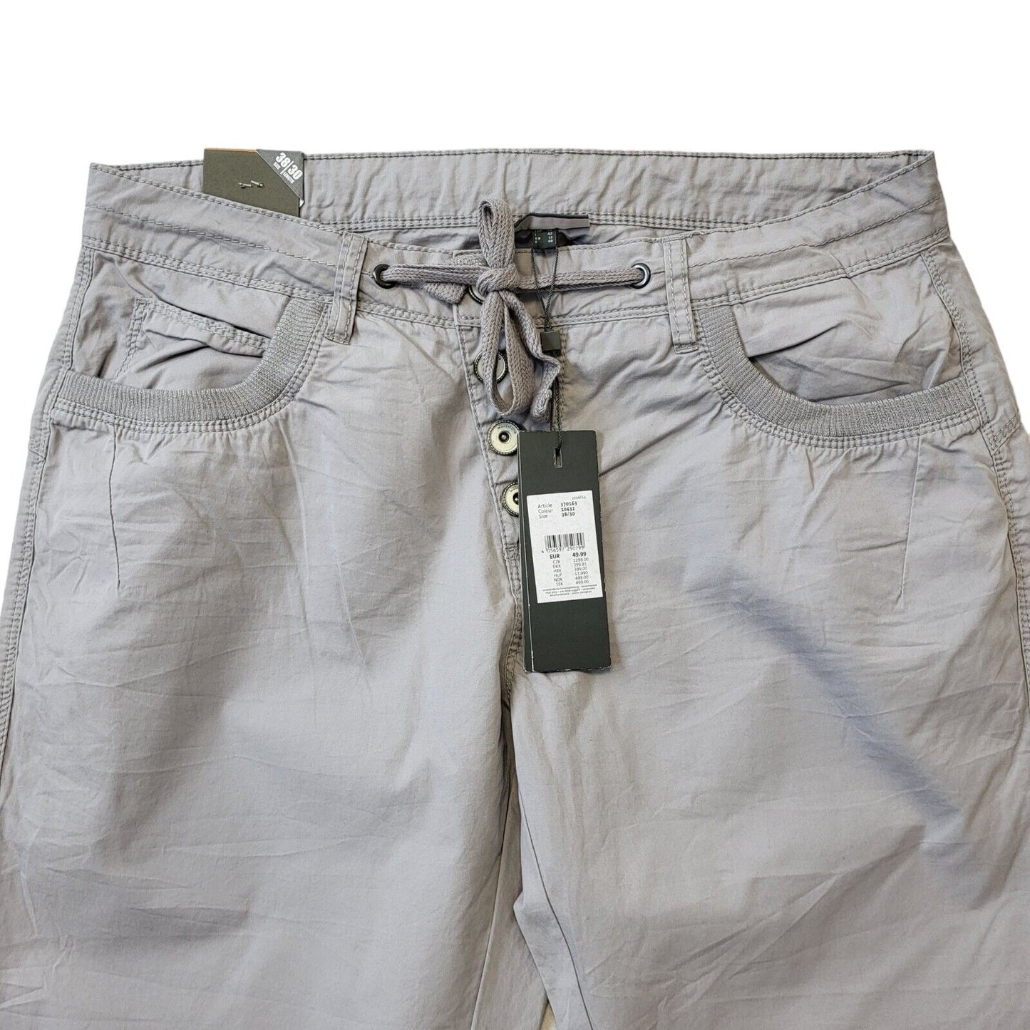 Street One Grey Straight Leg Casual Trousers Uk Men's 2XL W38 L30 Bnwt G439