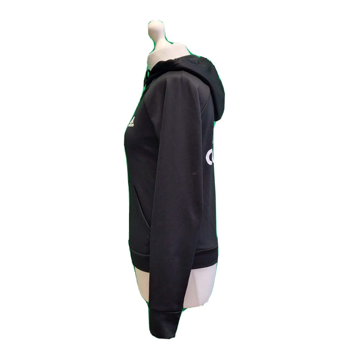 Adidas Black Hooded Tracksuit Track Jacket Tommy Hilfiger UK S 8-10 EU 36 H141