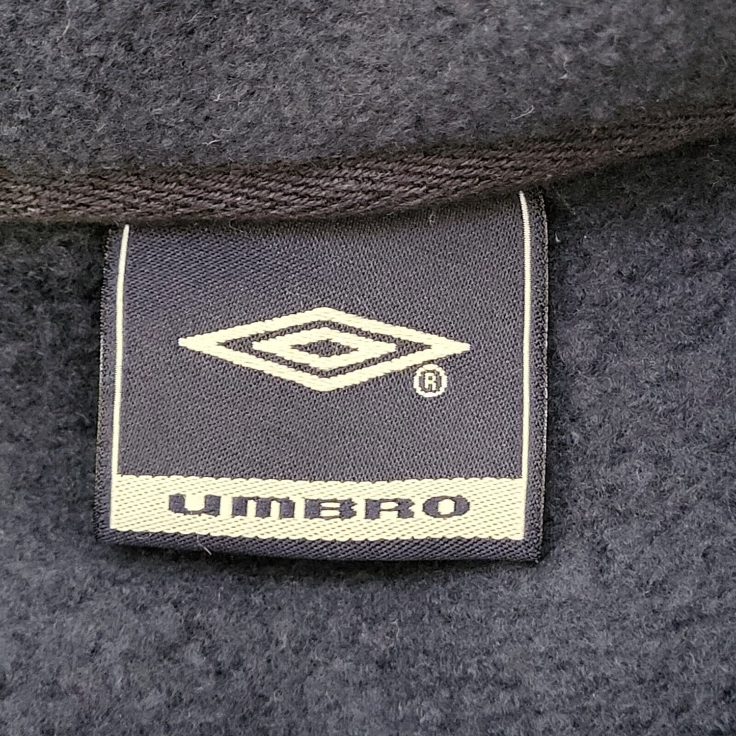 Umbro Navy Blue Grey Fleece Sports Jacket Uk Men's 2XLarge G513