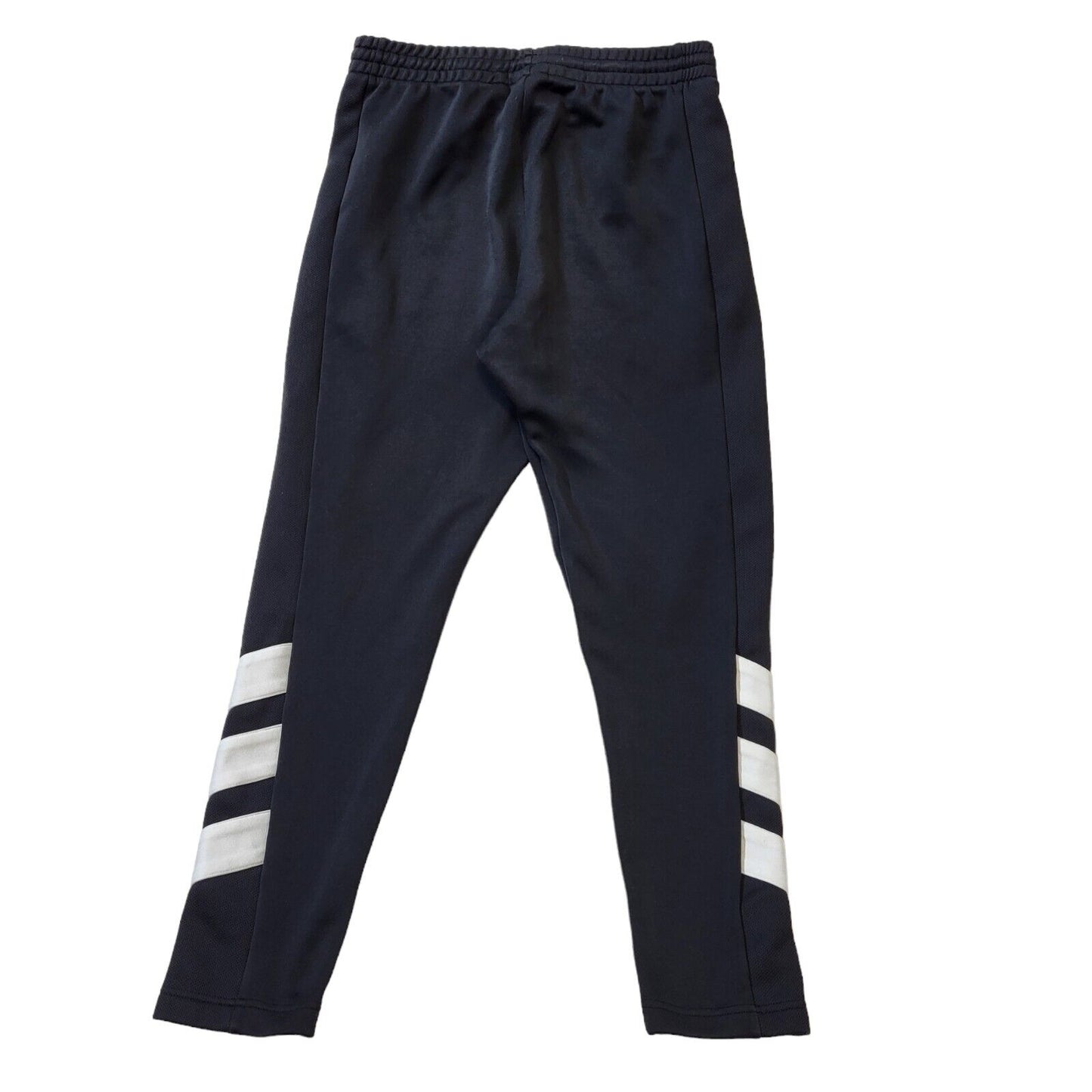 Adidas Black White Skinny Jogger Tracksuit Bottoms Uk Men's M W32 L29 G437