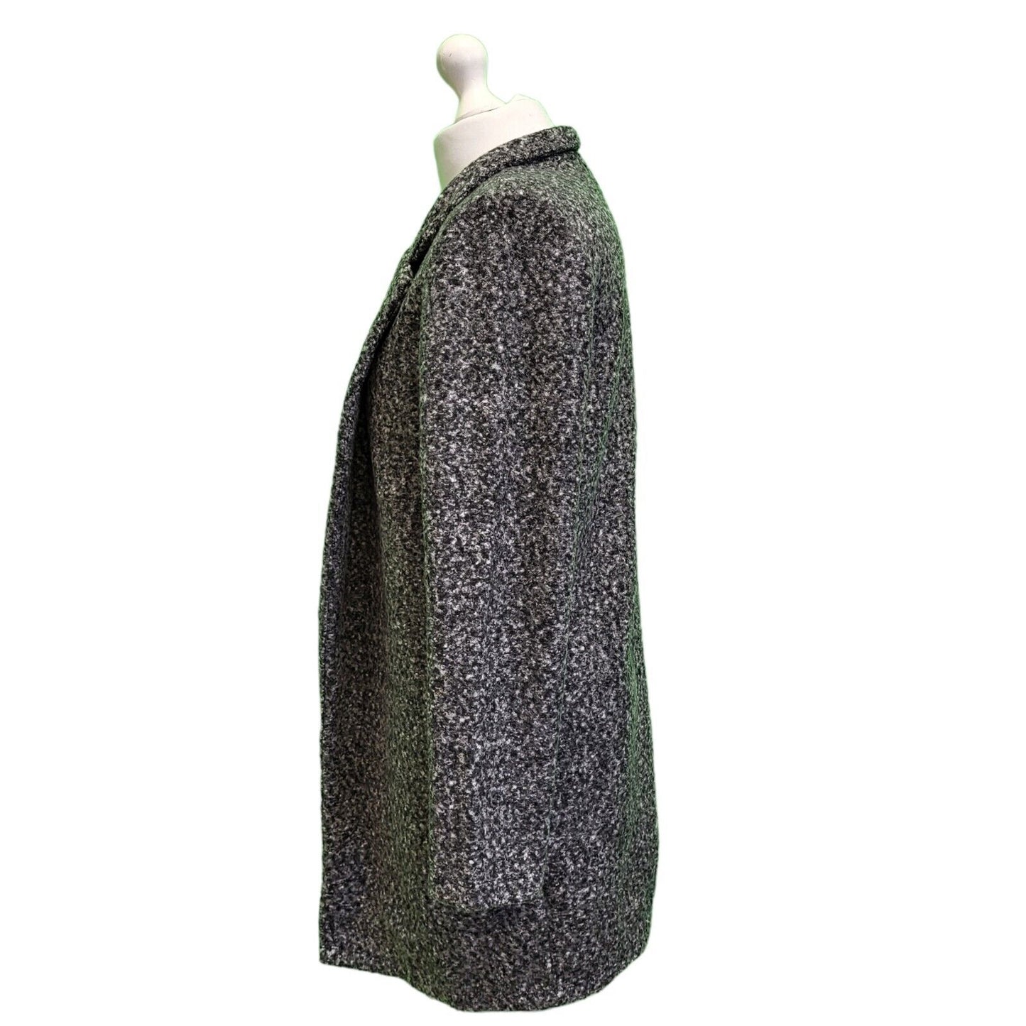 Marks & Spencer Grey Long Sleeve Coat UK Women's 12 BNWT H699