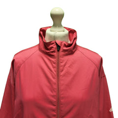 Adidas Pink Zip Fasten Collared Sports Jacket UK Women's XL H929