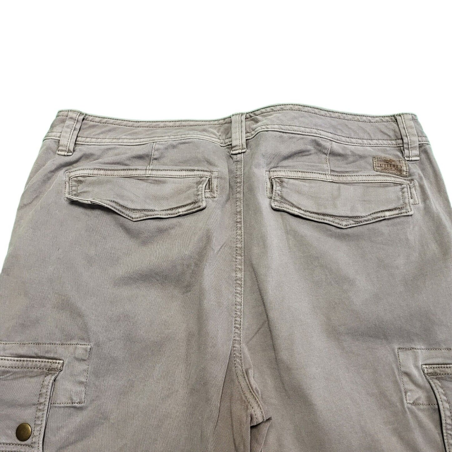 Polo Ralph Lauren Grey Skinny Denim Cargo Jeans Women's 12 W32 L30 H253