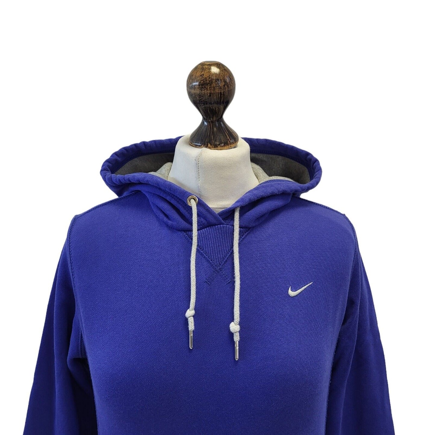 Nike Indigo Drawstring Sweatshirt Hoodie Women's Uk S 8 H94