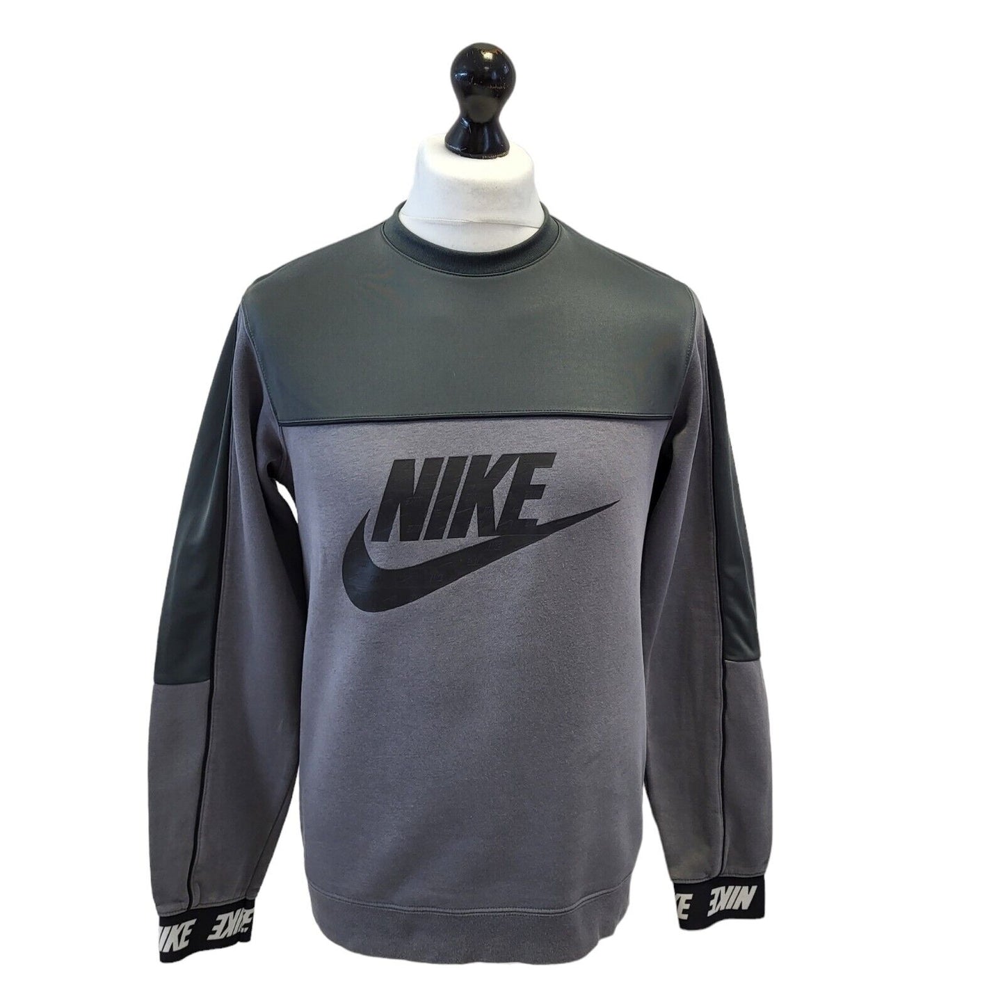 Nike Dark Grey Crew Neck Sweatshirt UK Men's Small G491