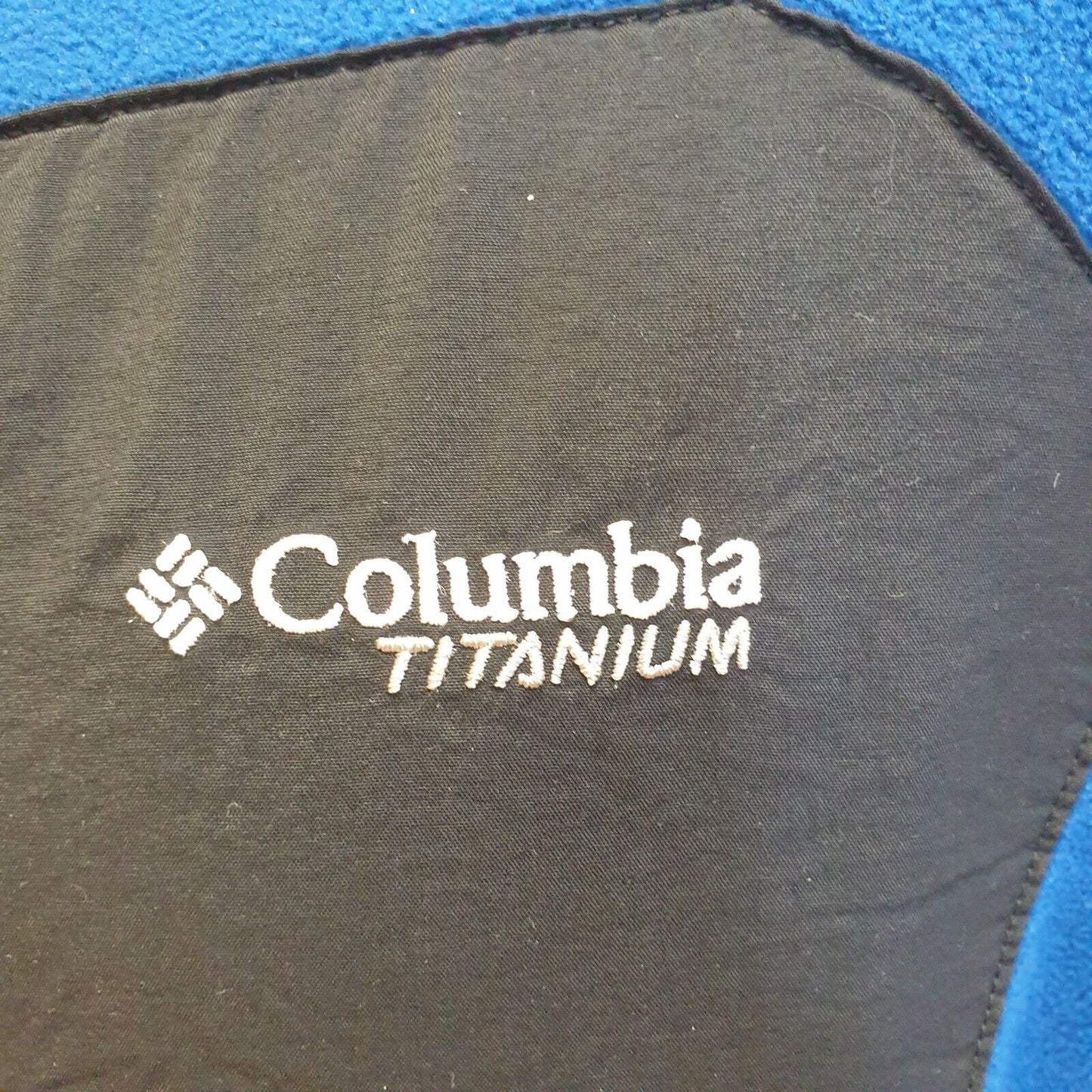 Columbia Titanium Blue Fleece Hiking Walking Jacket Uk Men's XL Eu 56 G88
