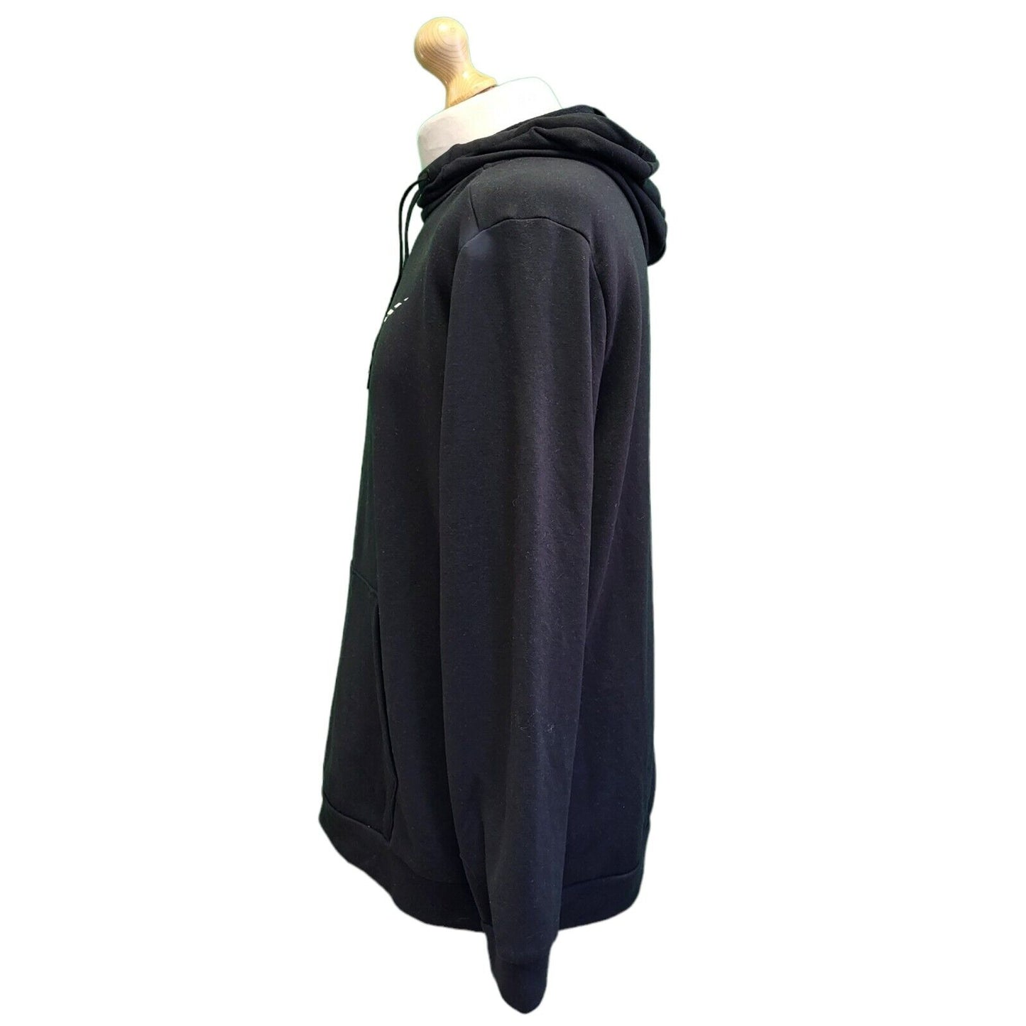 Nike Dri-Fit Black Drawstring Pouch Sweatshirt Hoodie Men's uk L eu 54 H24
