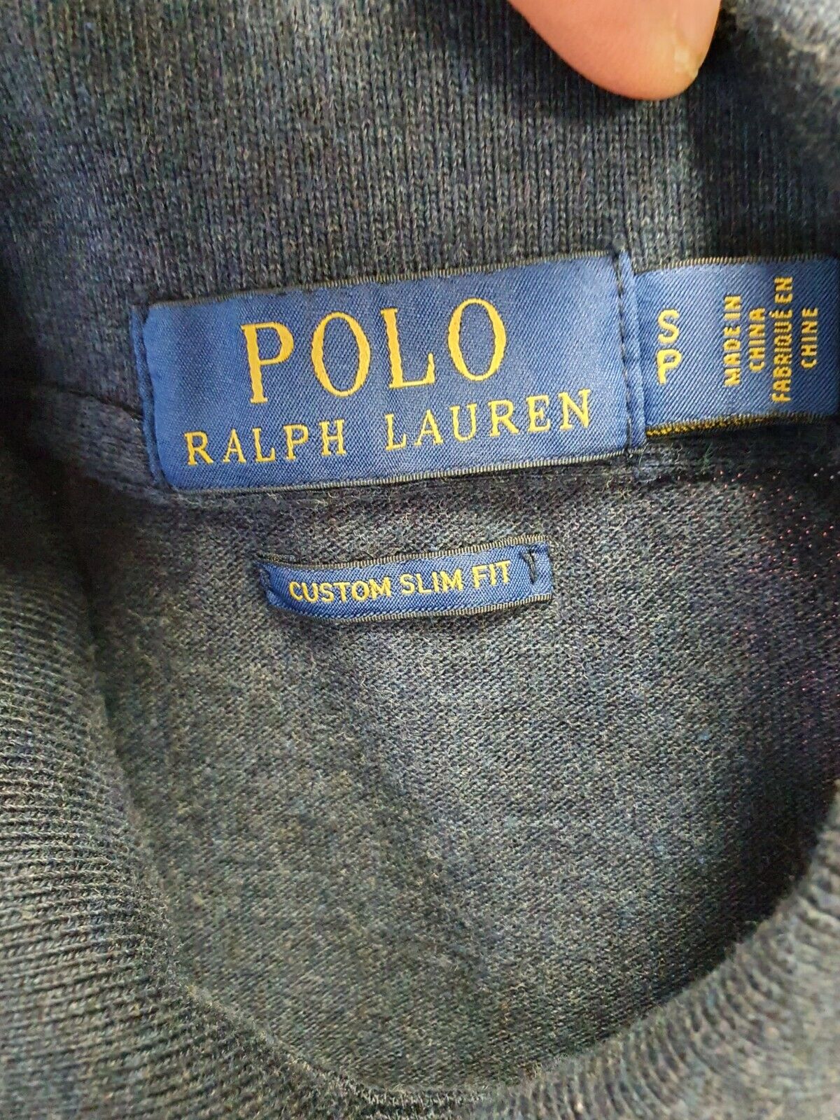 Polo Ralph Lauren Navy Blue Slim Fit Short Sleeve Polo Shirt Men's Uk S G773