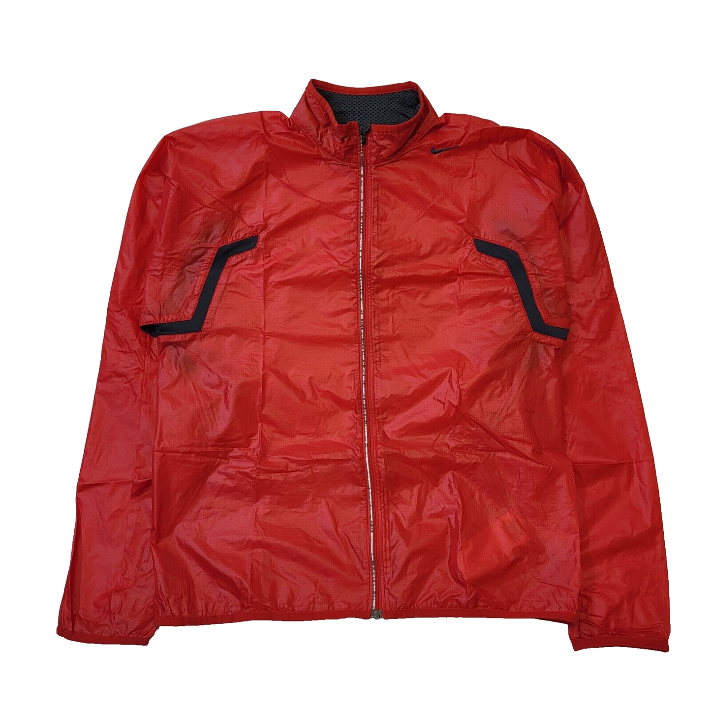 Nike Red Long Sleeve Sports Windbreaker Track Jacket Men's UK M EU 50 H289