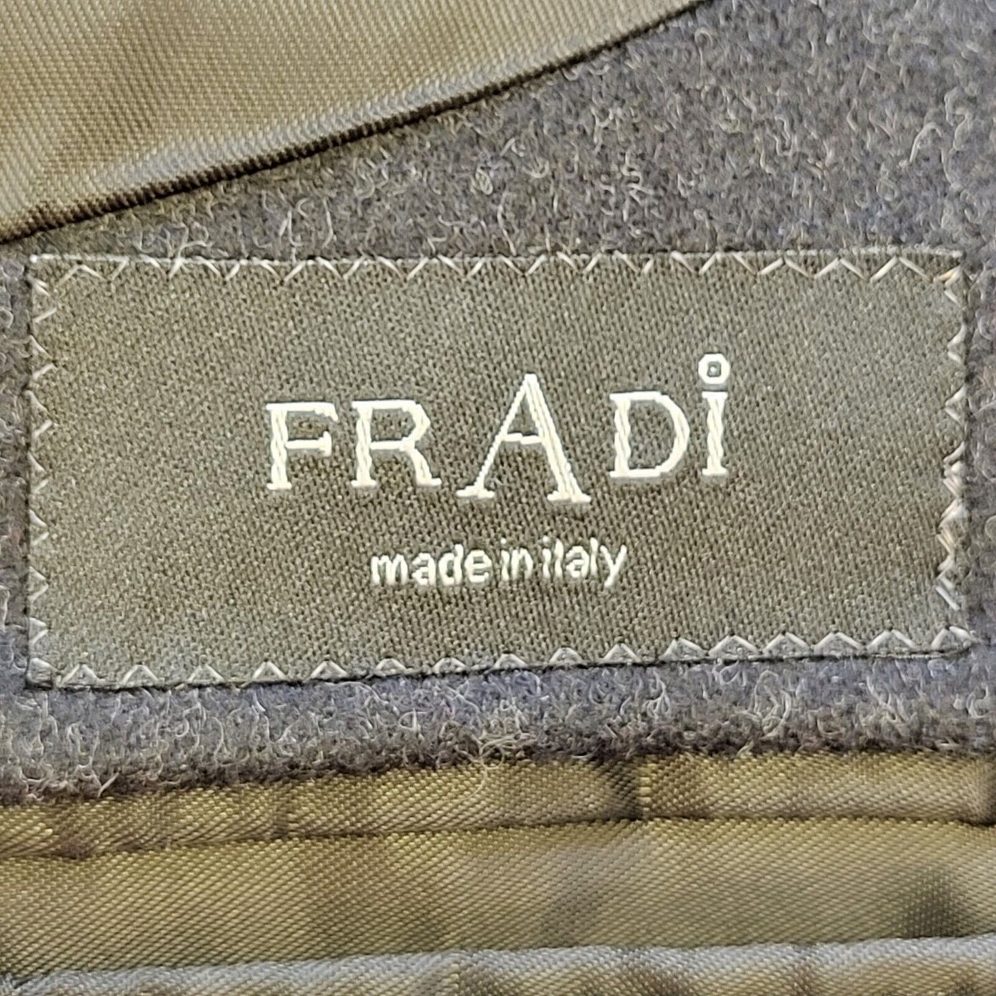 Fradi Dark Grey Black Button-Up Overcoat Uk Men's L Eu 54 G34
