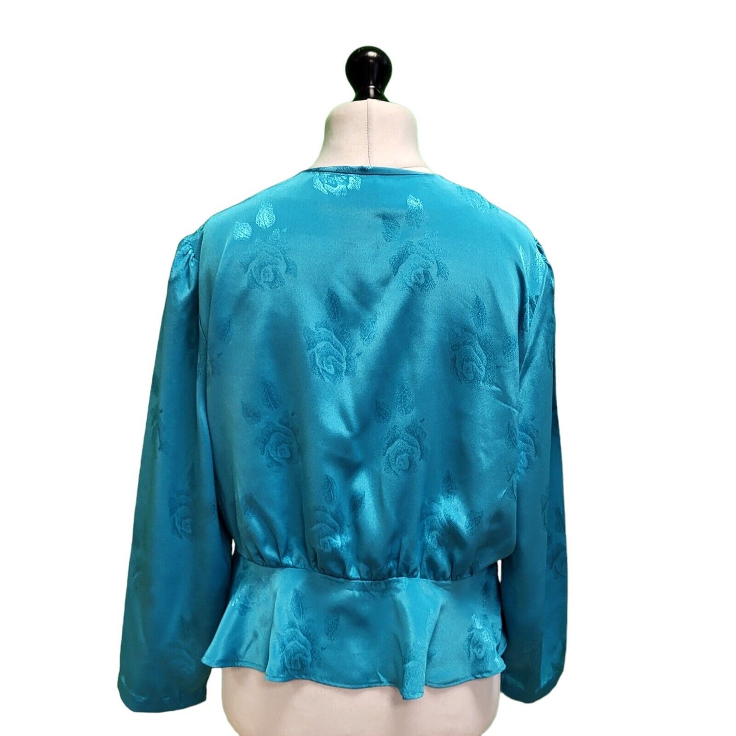 Your Sixth Sense Teal Short Sleeve Blouse Top Women's UK 3XL 18 H952