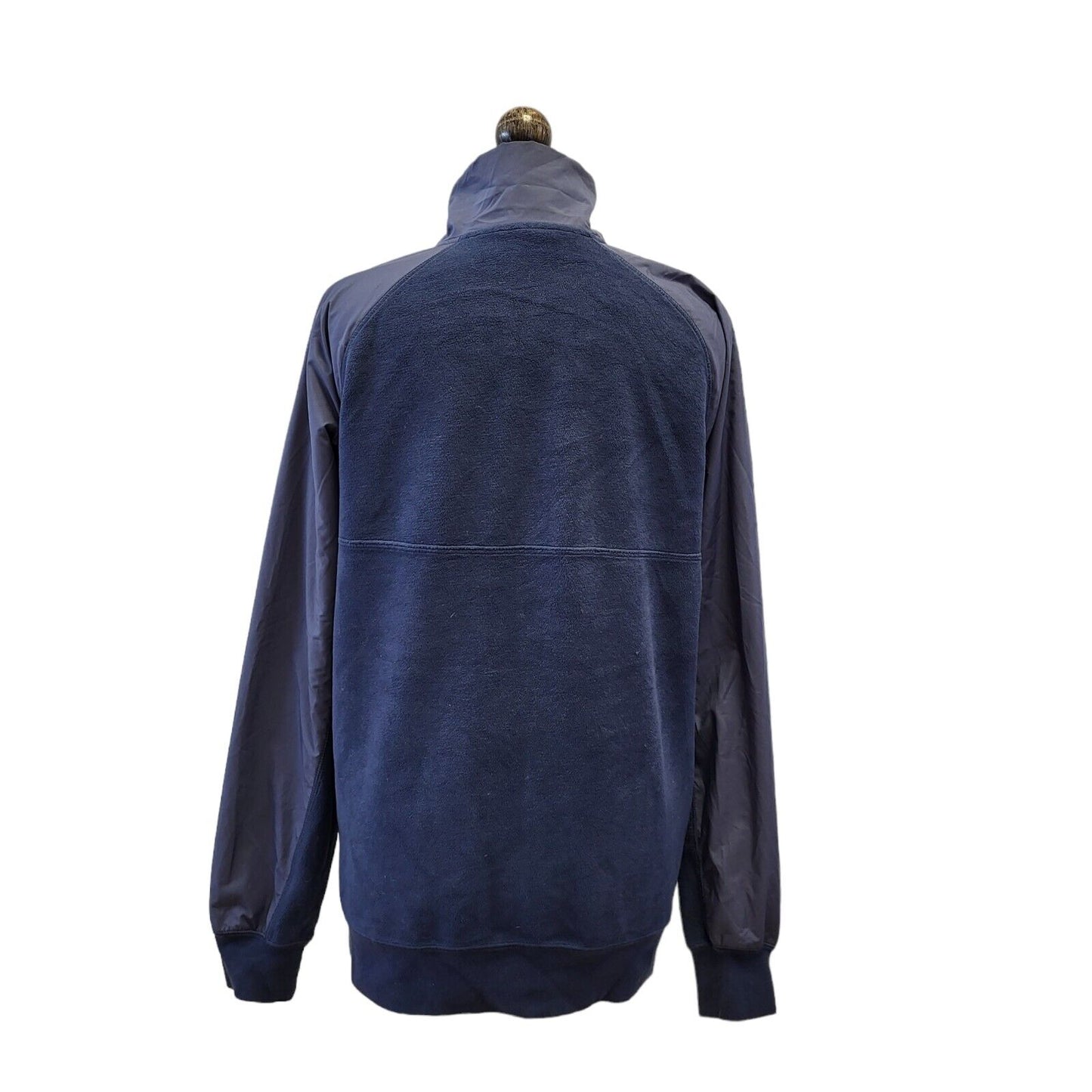 Nike 1/4 Zip Long Sleeve Casual Pullover Sports Top Blue Mens Uk S Eu 48 G361