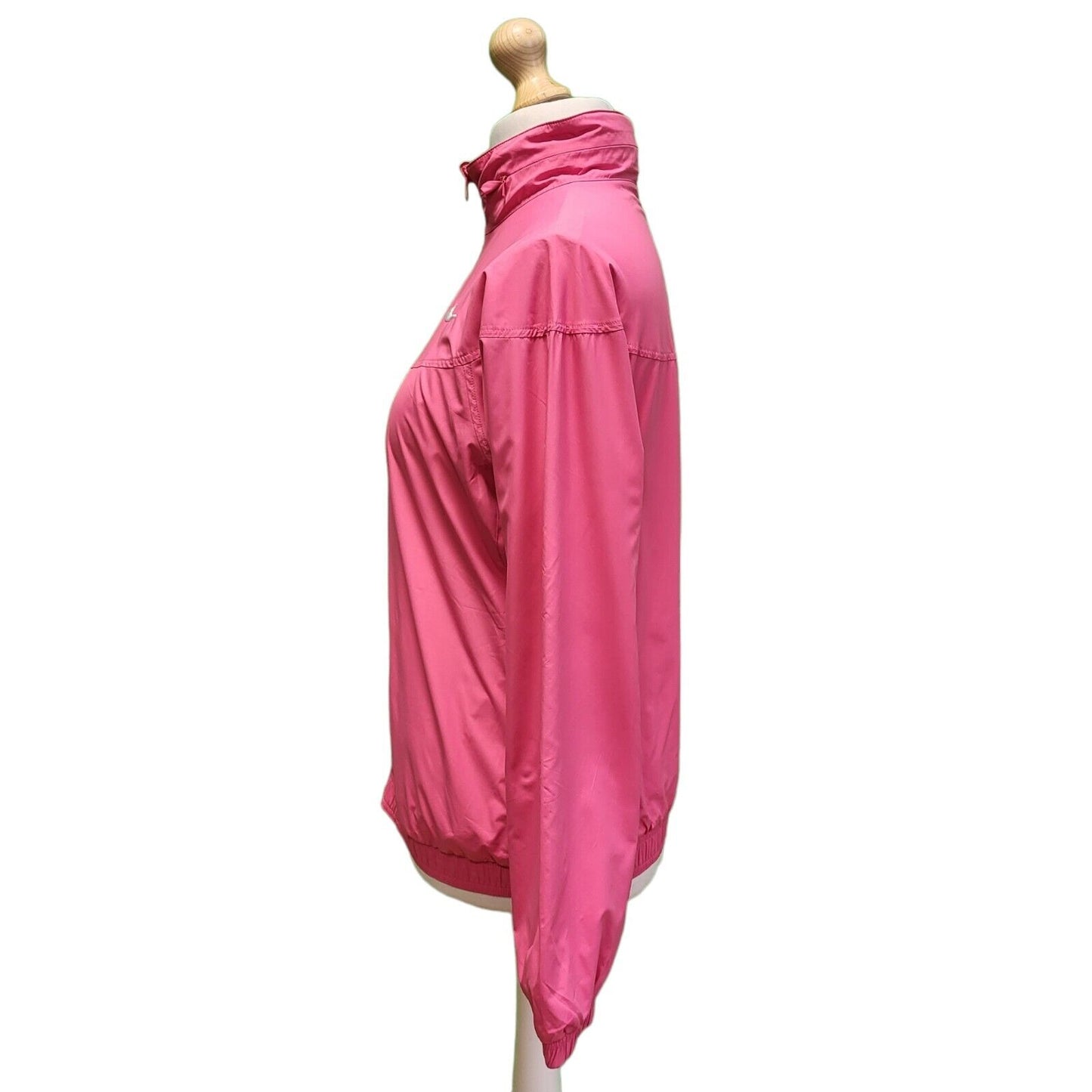 Nike Pink White Reversible Lightweight Sports Jacket Women's UK 12 L H361
