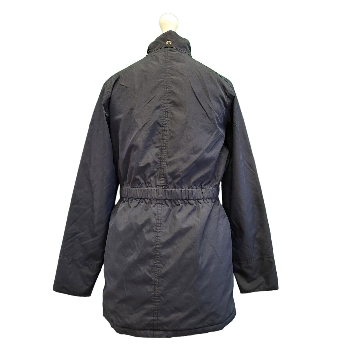 Barbour Waterproof Navy Blue Zip & Snap Jacket uk Age 13-15 Yrs xL G741