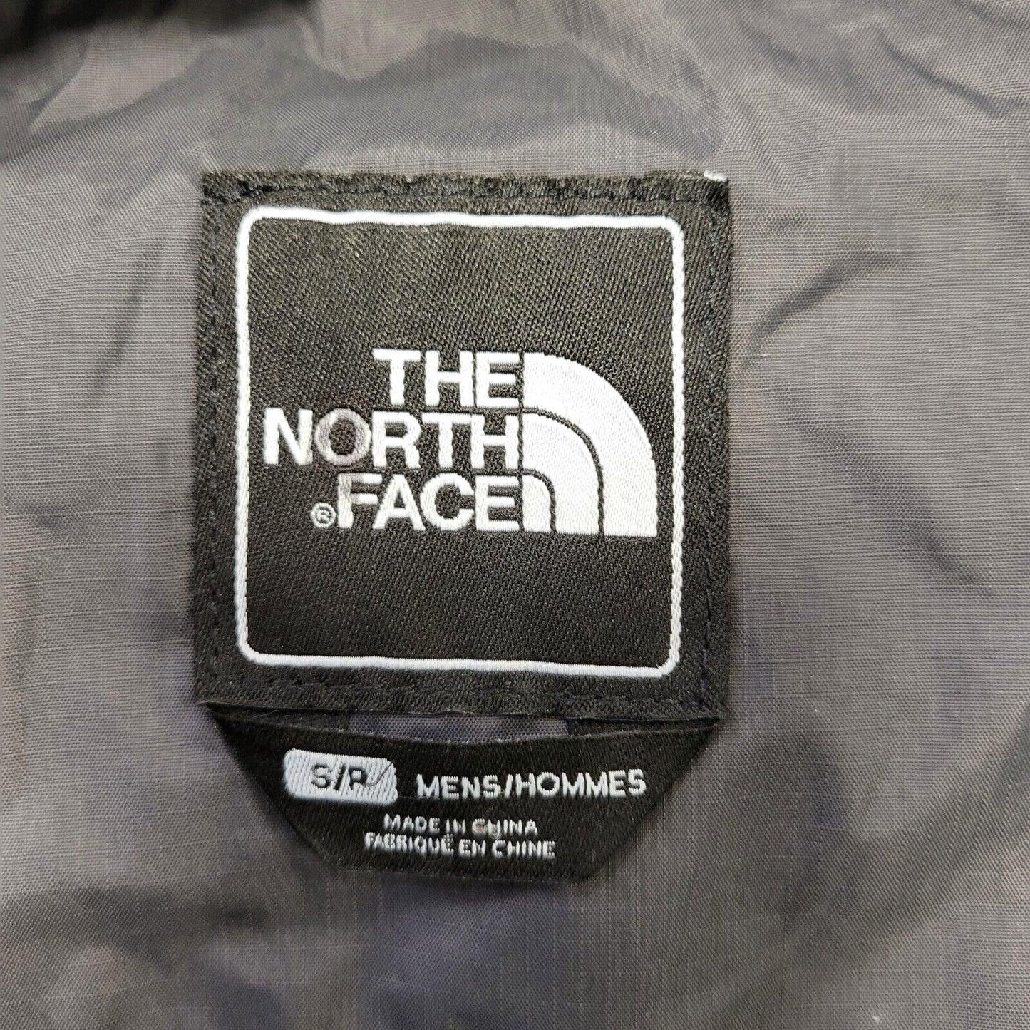 The North Face Black Grey Lightweight Hooded Jacket Men's UK S H959