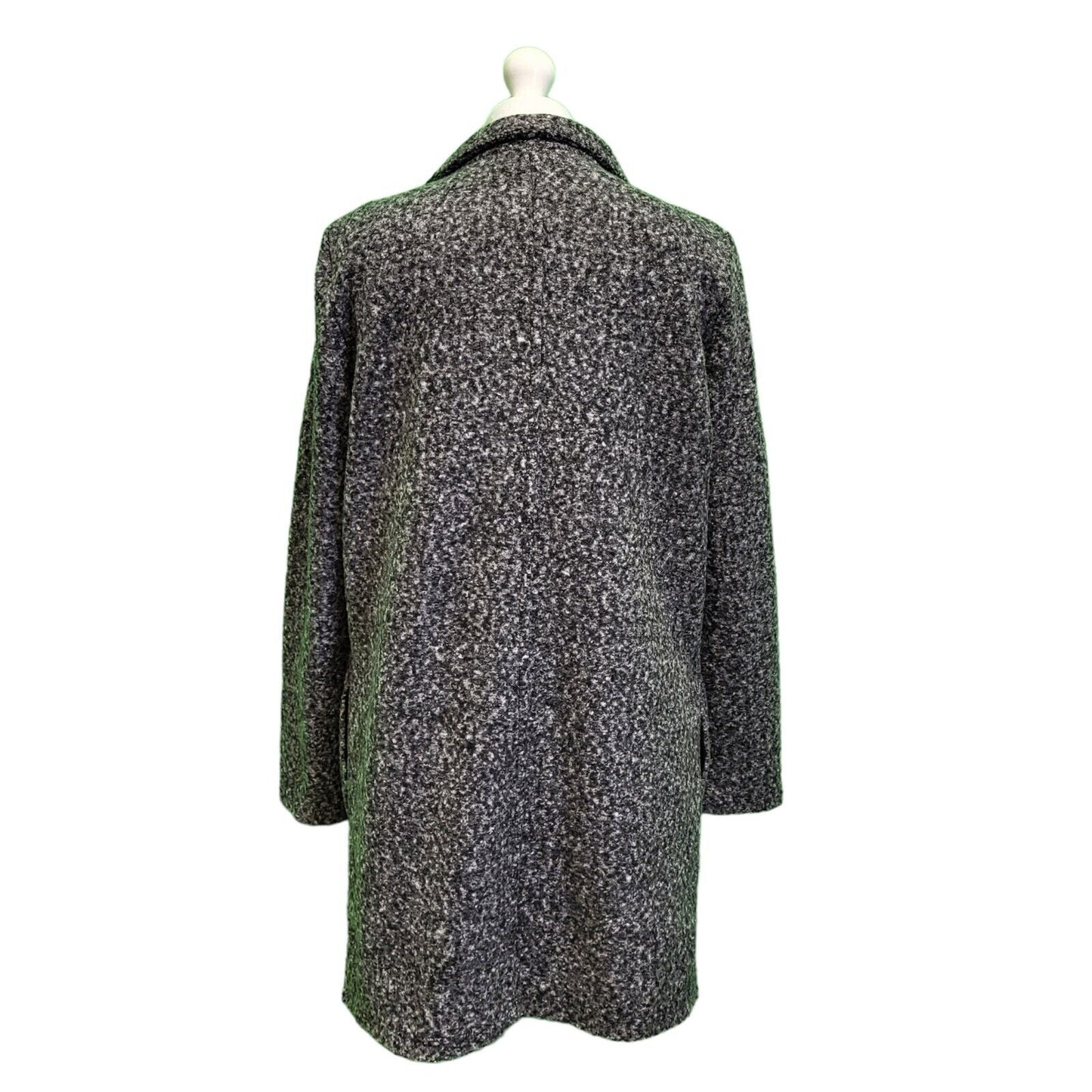Marks & Spencer Grey Long Sleeve Coat UK Women's 12 BNWT H699