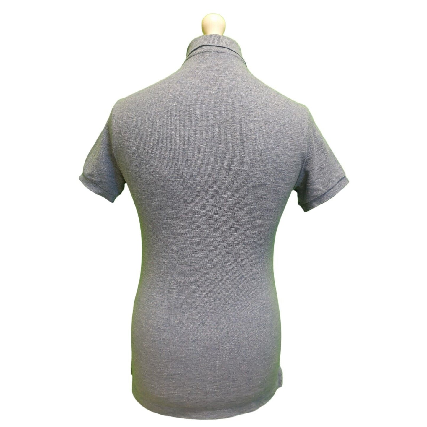 Polo Ralph Lauren Slim Fit Blue Cotton Polo T-Shirt Men's UK S EU 46 H366