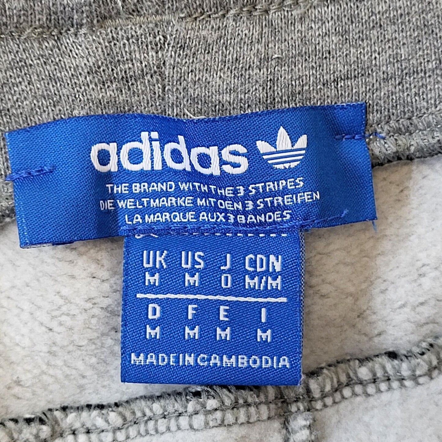 Adidas Grey Skinny Leg Tracksuit Bottoms UK Men's M W32 L30 G178