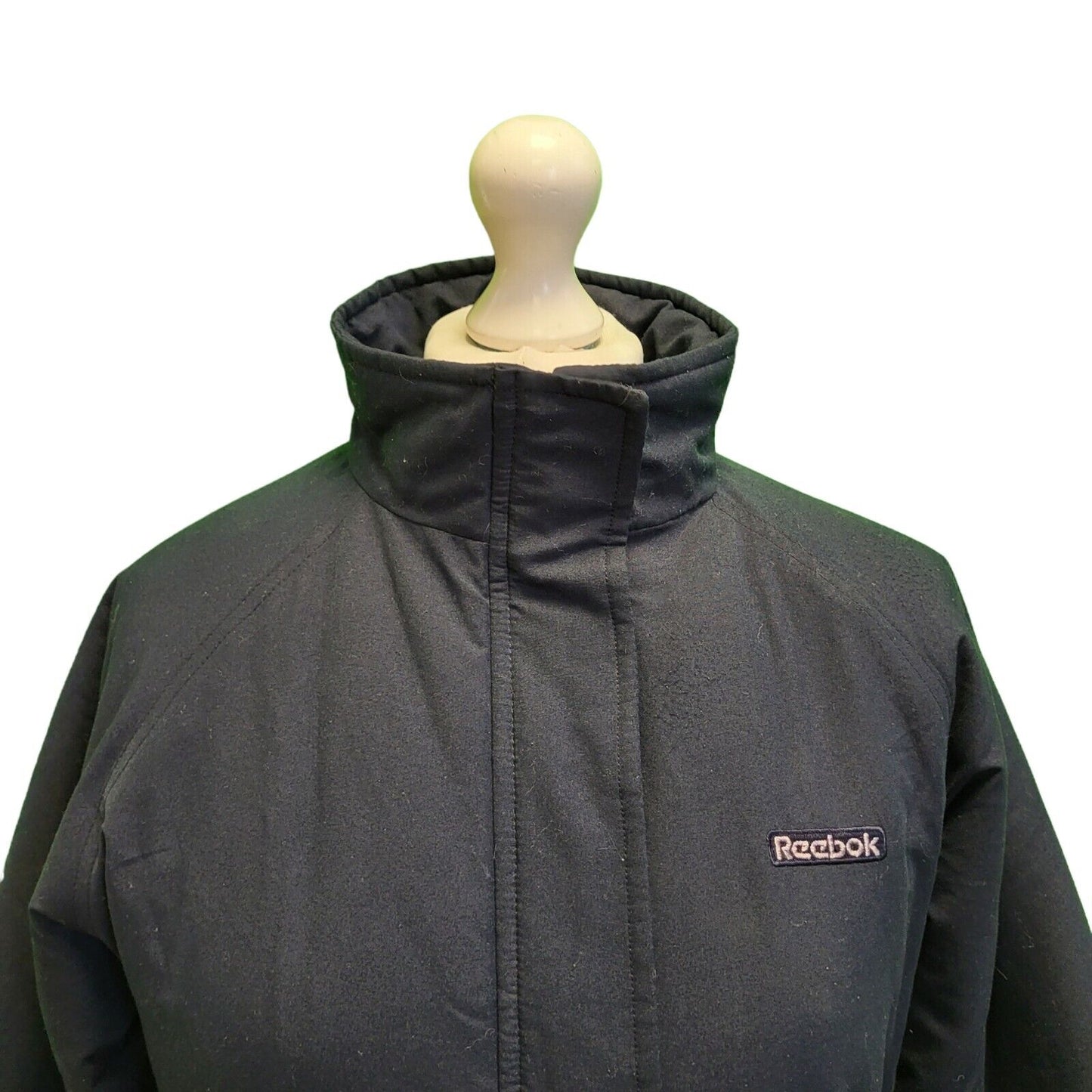 Reebok Navy Blue Long Sleeve Padded Jacket UK Women's 10 H701