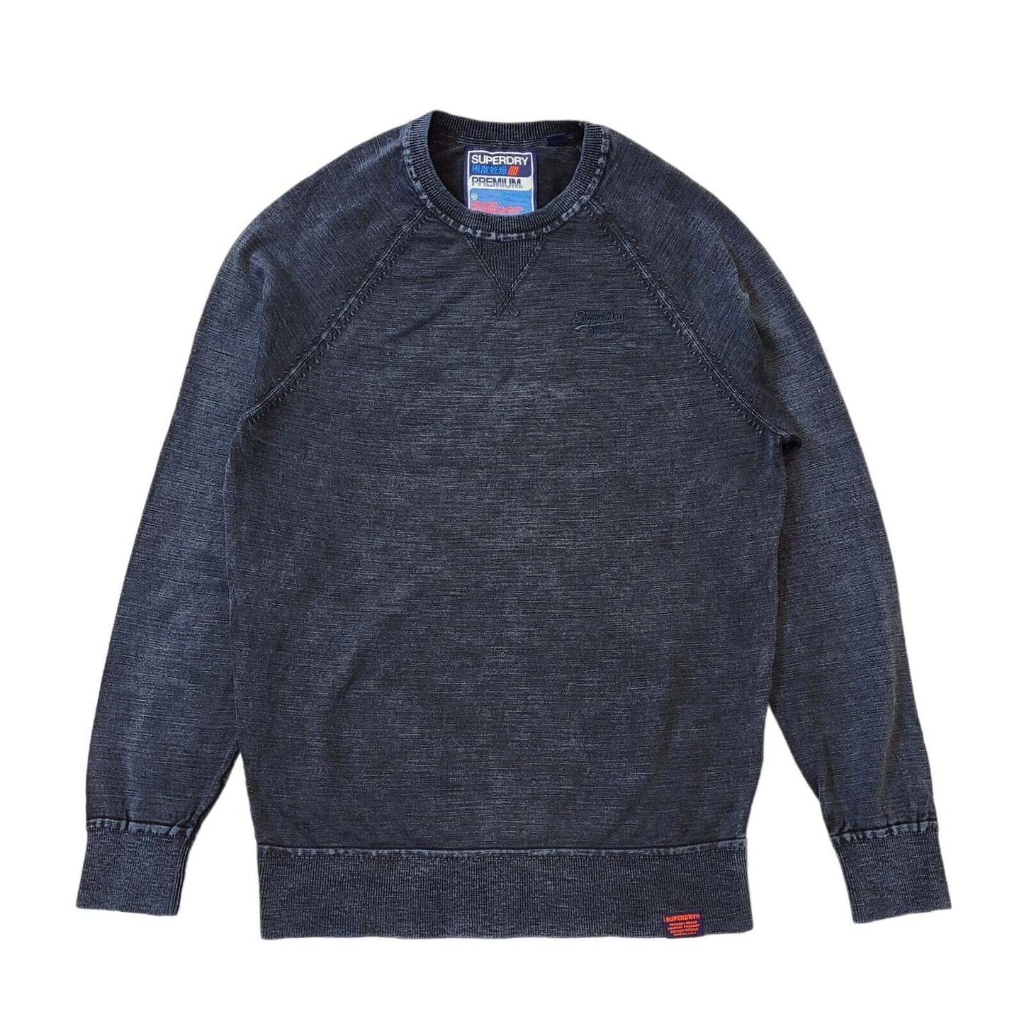 Superdry Sweatshirt Crew Neck Blue Mens UK M EU 50 G140
