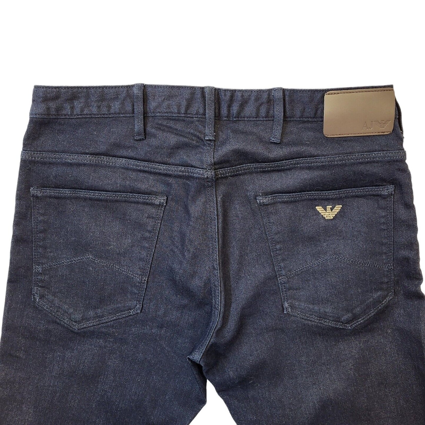 Armani Jeans Blue Tapered Denim Jeans Mens S-M W31 L32 G321