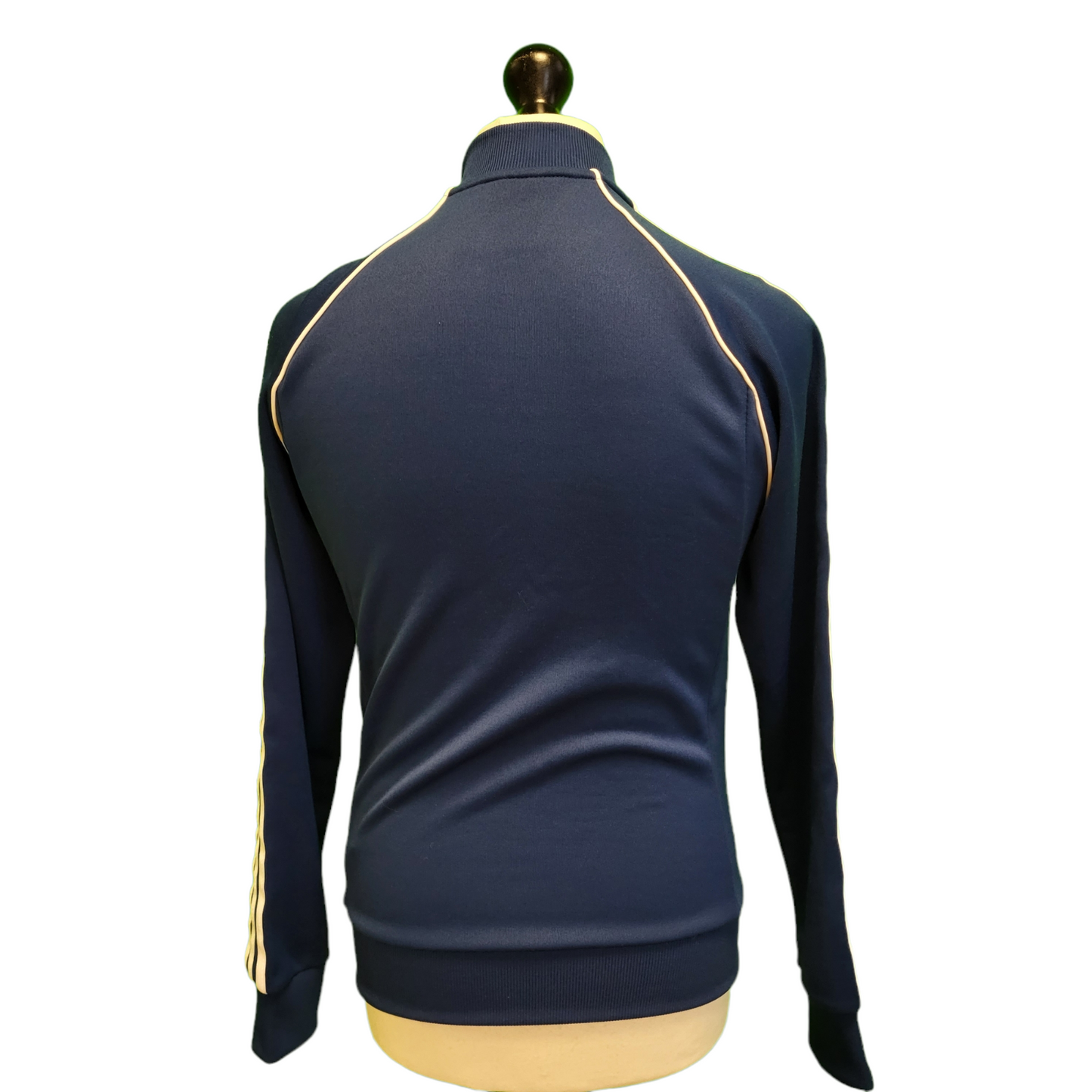 Adidas Blue White Long Sleeve Sports Tracksuit Top Men's UK XS H966