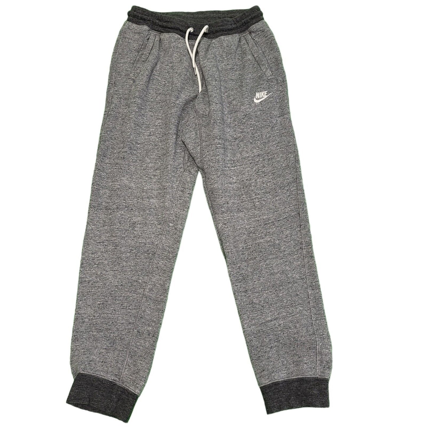 Nike Grey Drawstring Tapered Jogging Bottoms Men's uk M W32 L30 H533