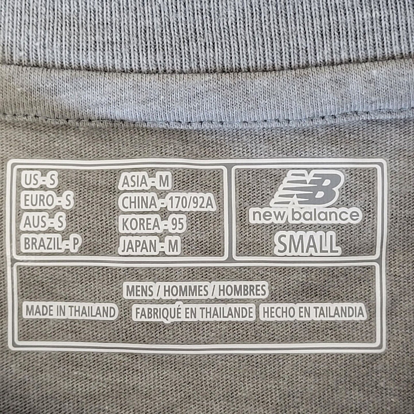 New Balance Grey BNWT Crew Neck T-Shirt Uk Men's Small G557