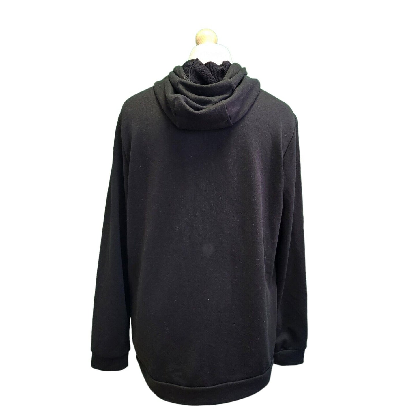 Nike Dri-Fit Black Drawstring Pouch Sweatshirt Hoodie Men's uk L eu 54 H24