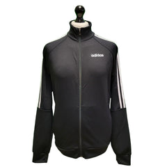 Adidas Black White Long Sleeve Sports Track Jacket Top Men's UK S EU 46 H675