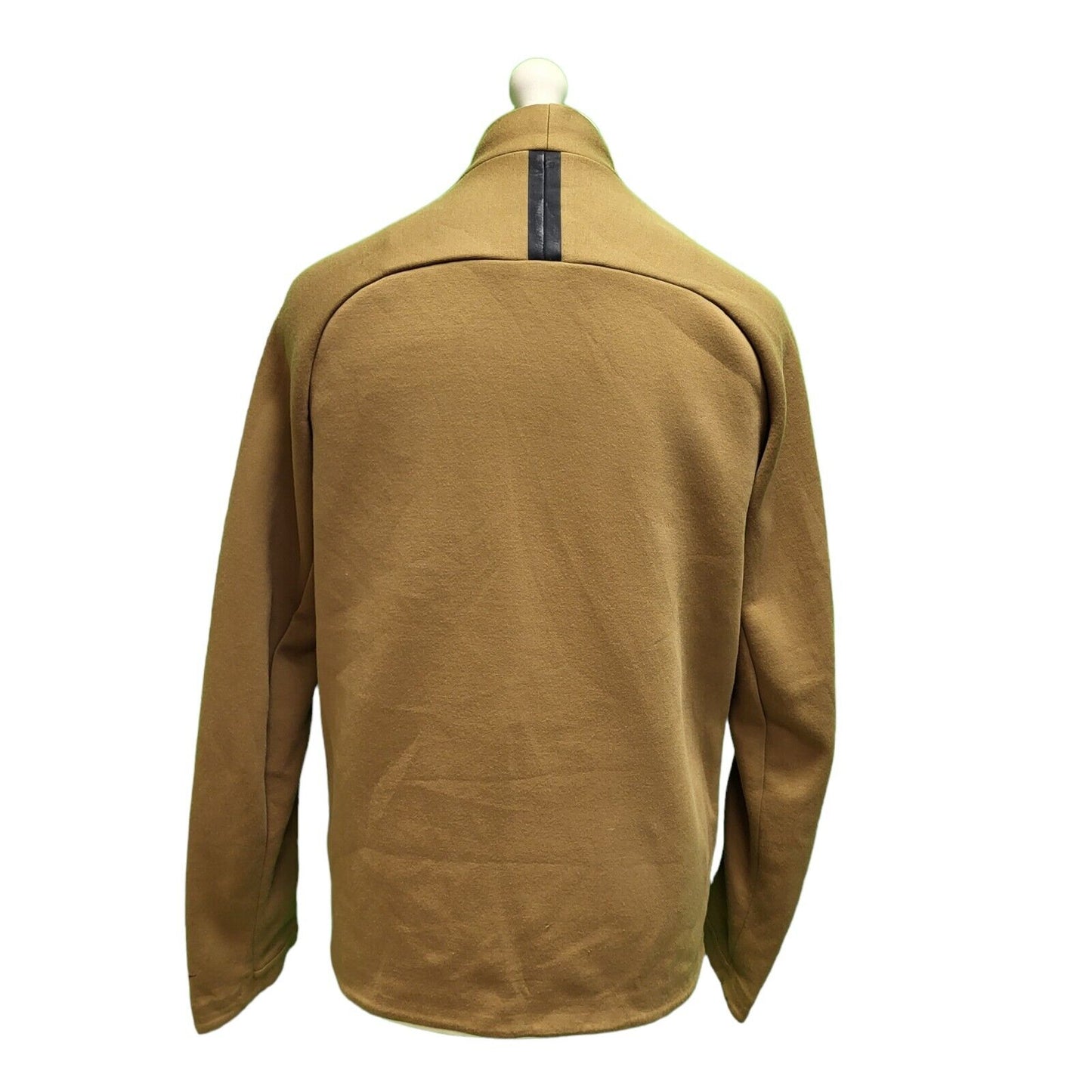 Nike Brown Zip Long Sleeve Casual Sports Sweatshirt Men's UK M H604