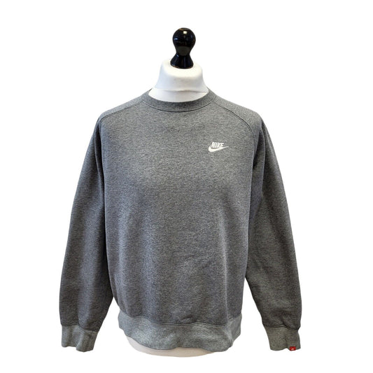 Nike  Y2K Sweatshirt Crew Neck Grey Mens UK L EU 54 G146