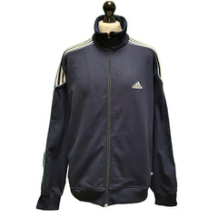 Adidas Navy Blue Long Sleeve Sports Track Jacket Top Men's UK L EU 54 H676