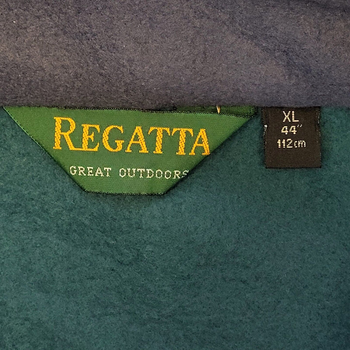 Regatta Fleece Jacket Green Blue High Neck Mens XL EU 56 G360