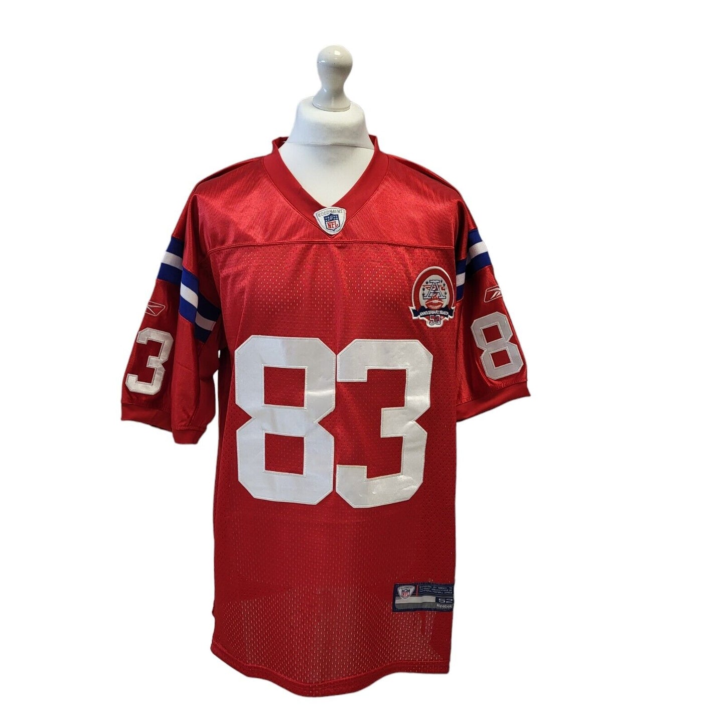 Reebok NFL Red No 88 Welker Football Shirt Uk Men's XL G722