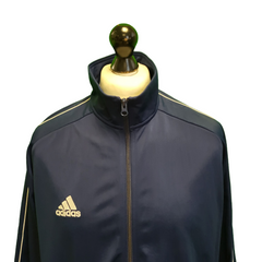 Adidas Navy Blue Long Sleeve Sports Tracksuit Top Men's UK 2XL EU 60 H976