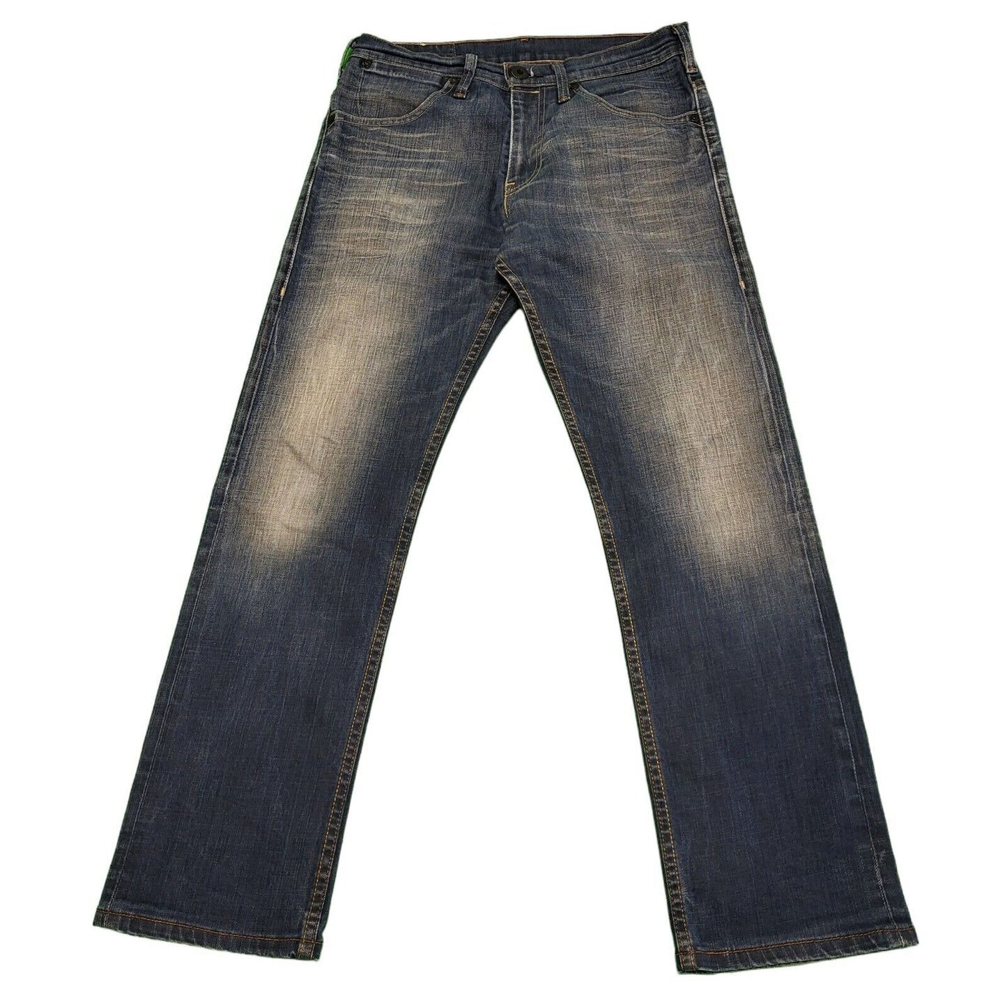 Levi's Faded Blue Straight Leg Zipper Fly Denim Jeans Men's UK S W31 L30 H520