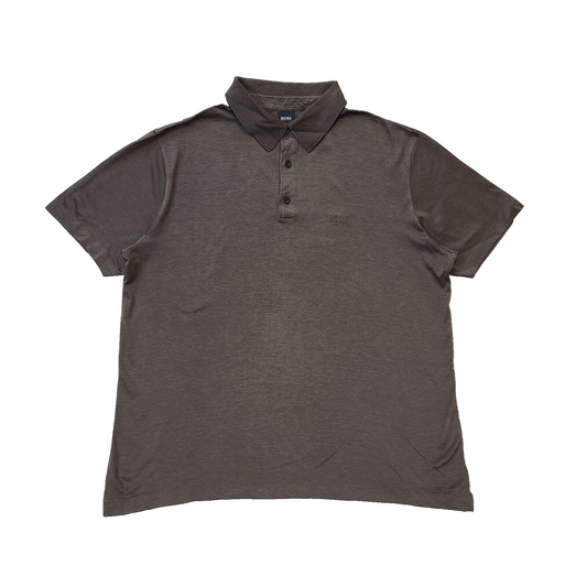 Hugo Boss Brown Slim Fit Short Sleeve Polo Shirt Men's Uk XL EU 56 H130