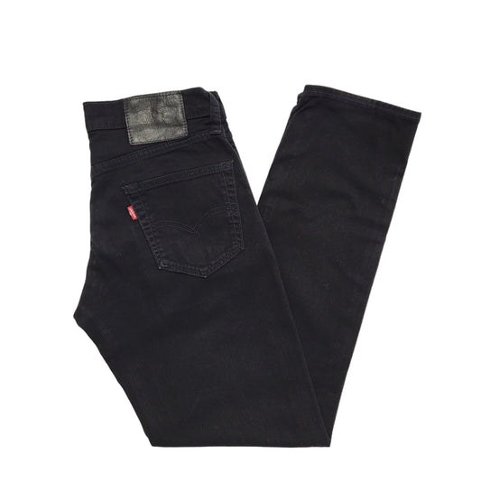 Levi's 511 Black Slim Straight Stretch Denim Jeans Men's UK S W30 L30 H523