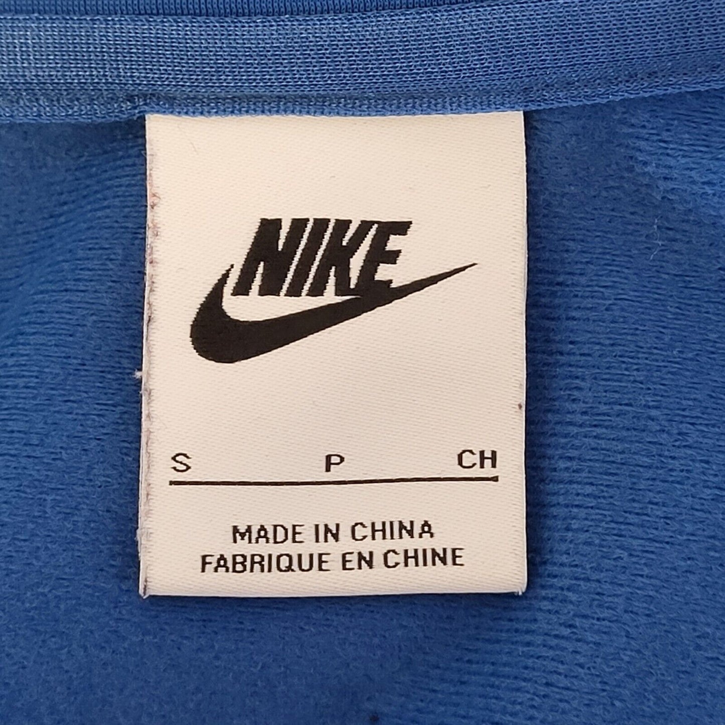 Nike Blue 1/4 Zip Long Sleeve Active Wear Sports Top Uk Men's Small G453