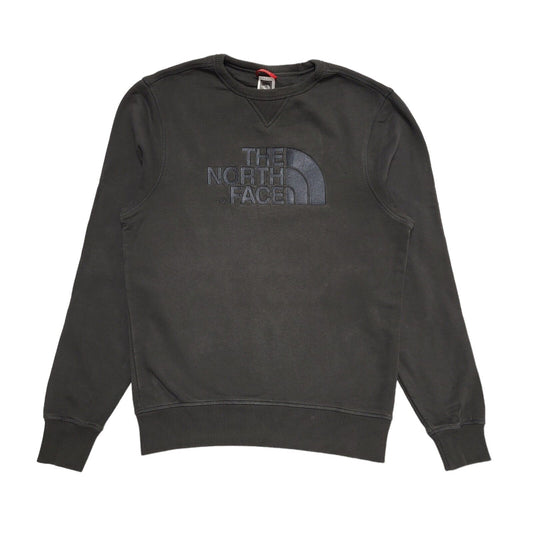 The North Face Grey Crew Neck Long Sleeve Sweatshirt Men's uk Small H684