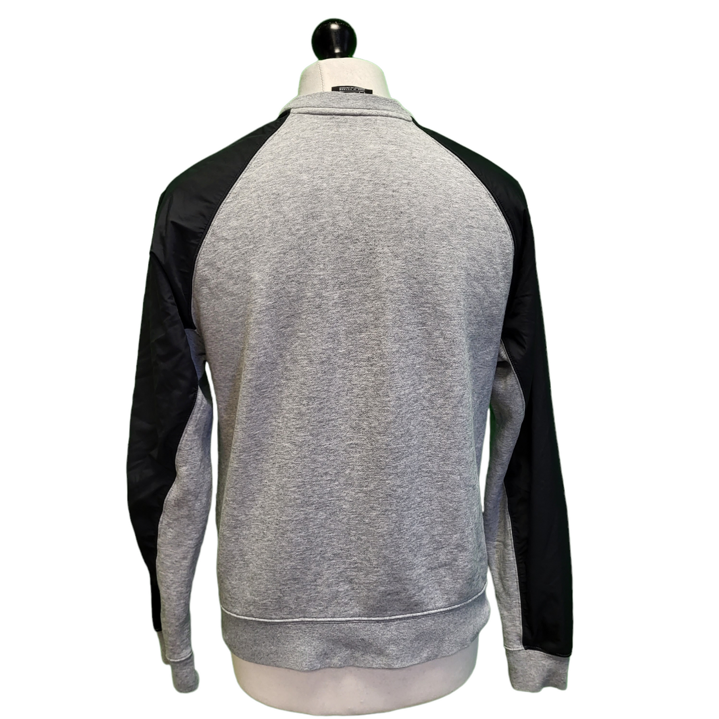 Nike Grey Black Long Sleeve Casual Sports Sweatshirt Men's UK XS EU 44 H968
