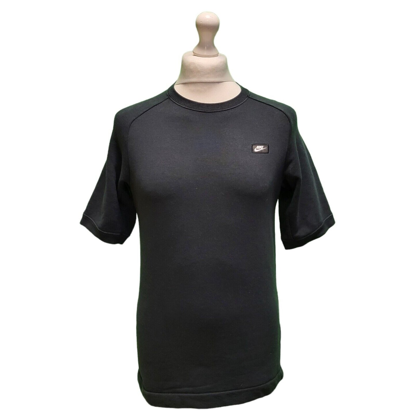 Nike Black Crew Neck Short Sleeve Sweatshirt uk Men's Small H740