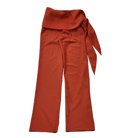 Materiel Orange Straight Leg Dress Trousers Uk Women's 8 W26 L35 Bnwt G247