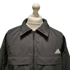 Adidas Black Long Sleeve Sports Lightweight Jacket UK Men's XL H916