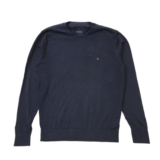 Tommy Hilfiger Black Long Sleeve Knit Casual Jumper Men's UK L H166
