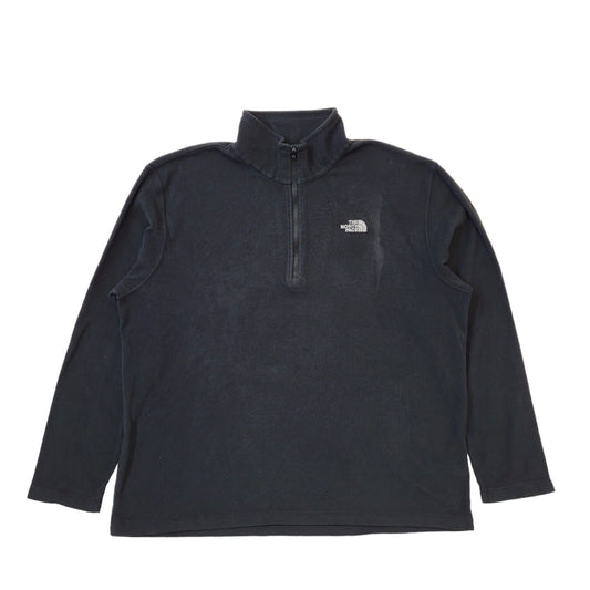 The North Face Black 1/4 Zip Fleece Base Layer Men's uk XL eu 56 G927