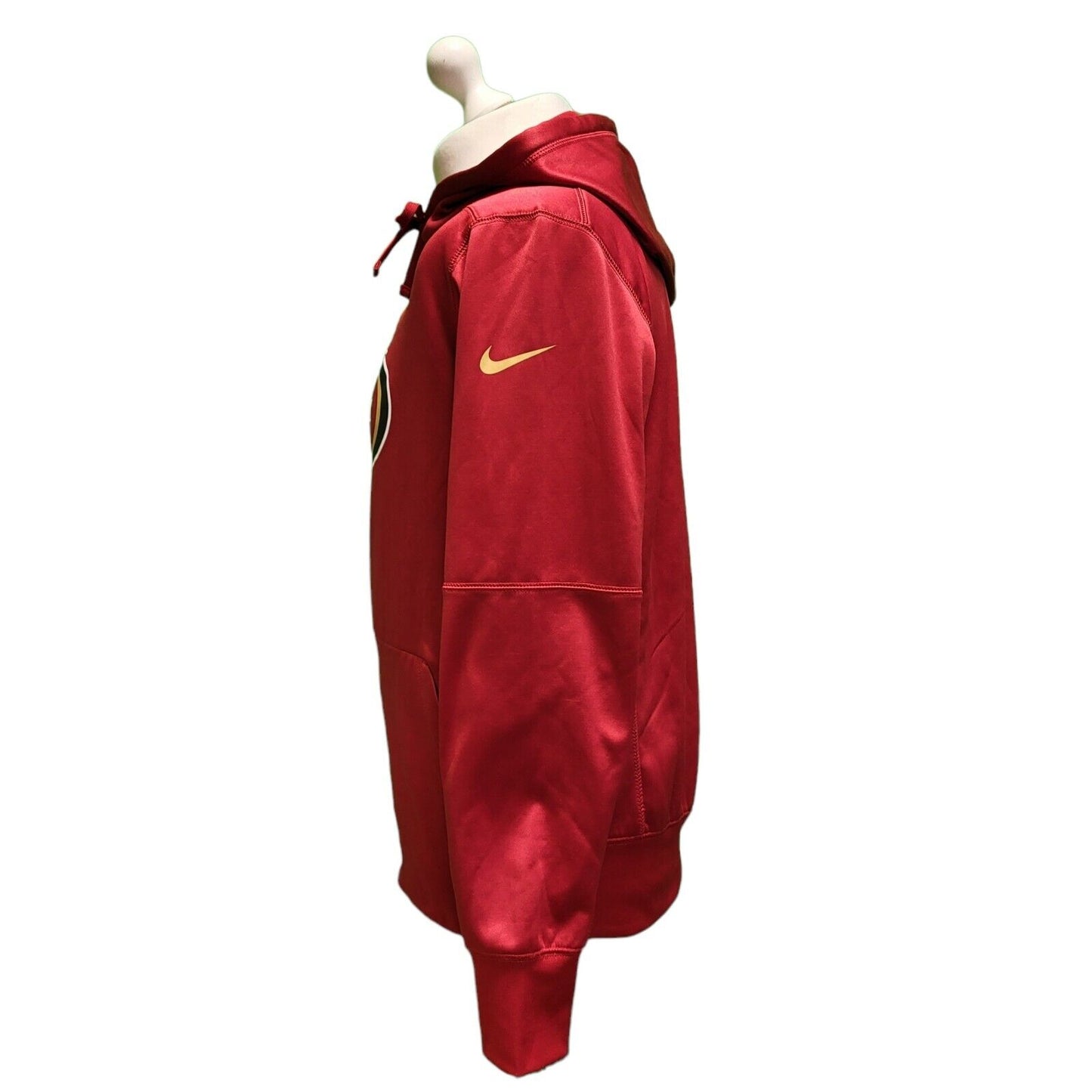 Nike Dri-Fit Red NFL Drawstring Pouch Sports Hoodie Men's UK S EU 46 H385