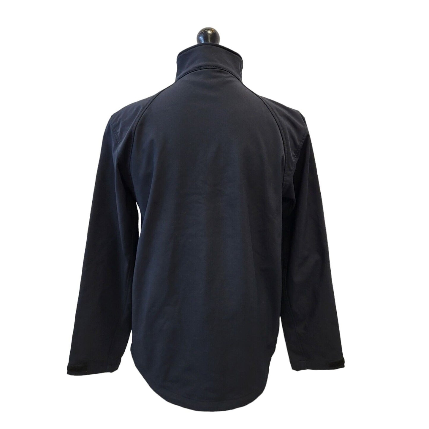 UEFA Barcelona Champions League Jacket Black Full Zip Uk Men's Size Medium G574